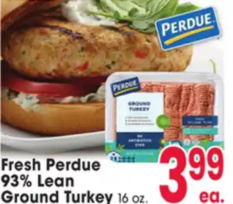 Jewel-Osco Fresh Perdue 93% Lean Ground Turkey offer