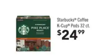 Jewel-Osco Starbucks Coffee K-Cup Pods offer