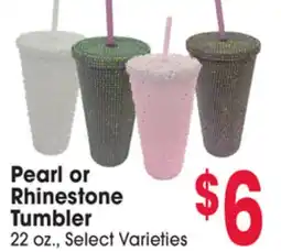 Jewel-Osco Pearl or Rhinestone Tumbler offer