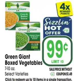 Jewel-Osco Green Giant Boxed Vegetables offer