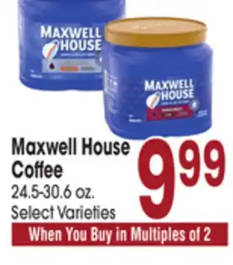 Jewel-Osco Maxwell House Coffee offer