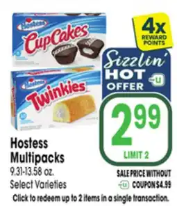 Jewel-Osco Hostess Multipacks offer