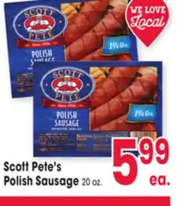 Jewel-Osco Scott Pete's Polish Sausage offer