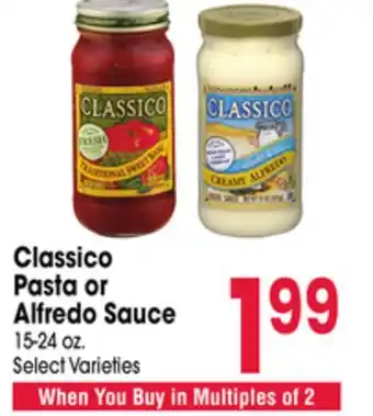 Jewel-Osco Classico Pasta or Alfredo Sauce offer