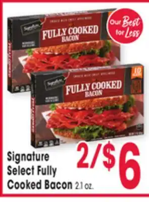 Jewel-Osco Signature Select Fully Cooked Bacon offer