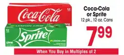 Jewel-Osco Coca-Cola or Sprite offer