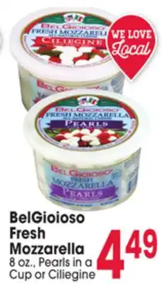 Jewel-Osco BelGioioso Fresh Mozzarella offer