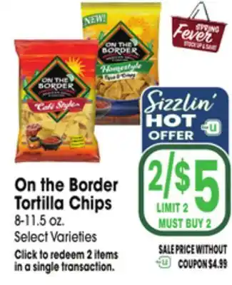 Jewel-Osco On the Border Tortilla Chips offer