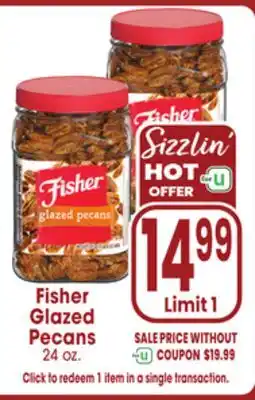 Jewel-Osco Fisher Glazed Pecans offer