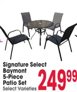 Jewel-Osco Signature Select Baymont 5-Piece Patio Set offer