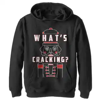 Walmart Boy's Lost Gods What’s Cracking? Pull Over Hoodie Black Small offer