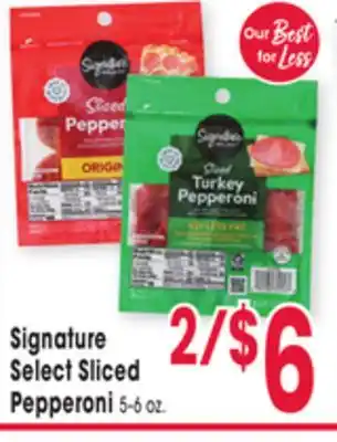 Jewel-Osco Signature Select Sliced Pepperoni offer