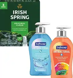 Mariano's Softsoap Liquid Hand Soap or Irish Spring Bar Soap offer