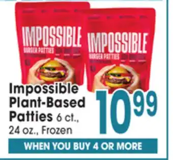 Jewel-Osco Impossible Plant-Based Patties offer