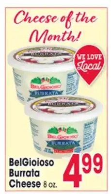 Jewel-Osco BelGioioso Burrata Cheese offer