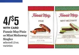 Mariano's Fannie May Pixie or Mint Meltaway Singles offer