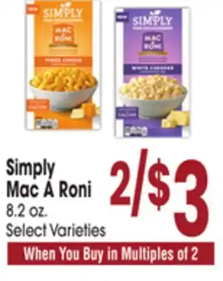 Jewel-Osco Simply Mac A Roni offer