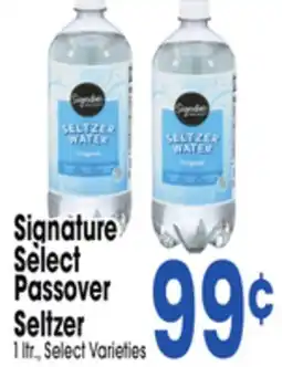 Jewel-Osco Signature Select Passover Seltzer offer