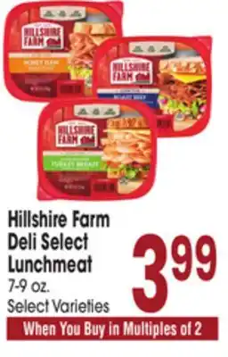 Jewel-Osco Hillshire Farm Deli Select Lunchmeat offer