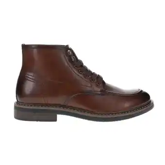 Walmart Rush by Gordon Rush Mens Burnished Moc Toe Lace Up Ankle Dress Boots offer