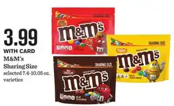 Mariano's M & M's Sharing Size offer