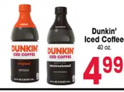 Jewel-Osco Dunkin' Iced Coffee offer