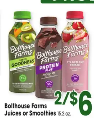 Jewel-Osco Bolthouse Farms Juices or Smoothies offer