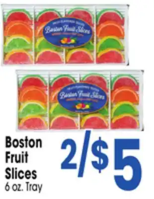 Jewel-Osco Boston Fruit Slices offer