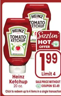 Jewel-Osco Heinz Ketchup offer