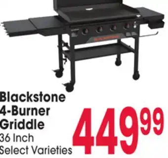 Jewel-Osco Blackstone 4-Burner Griddle offer