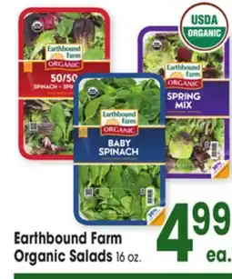 Jewel-Osco Earthbound Farm Organic Salads offer