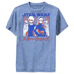 Walmart Boy's Star Wars: Visions The Twins Performance Graphic Tee Royal Blue Heather X Large offer