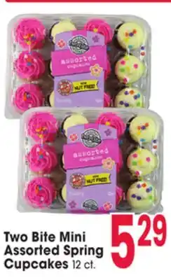 Jewel-Osco Two Bite Mini Assorted Spring Cupcakes offer