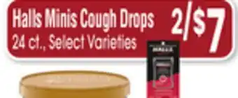 Jewel-Osco Halls Minis Cough Drops offer