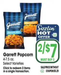 Jewel-Osco Garrett Popcorn offer