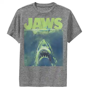 Walmart Boy's Jaws Neon Poster Performance Graphic T-Shirt offer