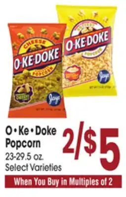 Jewel-Osco O • Ke • Doke Popcorn offer