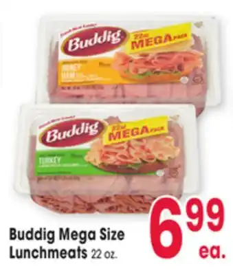 Jewel-Osco Buddig Mega Size Lunchmeats offer