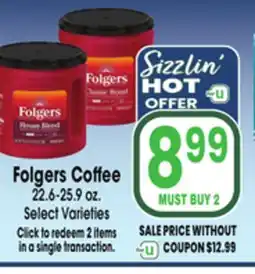 Jewel-Osco Folgers Coffee offer