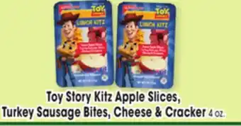 Jewel-Osco Toy Story Kitz Apple Slices, Turkey Sausage Bites, Cheese & Cracker offer