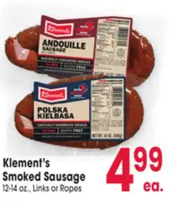 Jewel-Osco Klement's Smoked Sausage offer