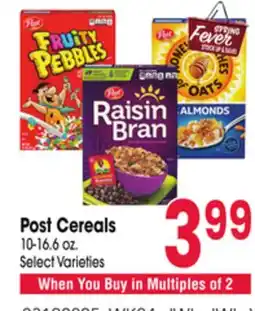 Jewel-Osco Post Cereals offer