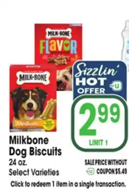 Jewel-Osco Milkbone Dog Biscuits offer