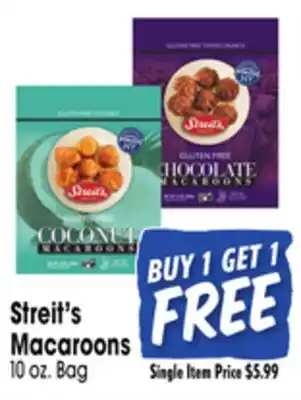 Jewel-Osco Streit's Macaroons offer