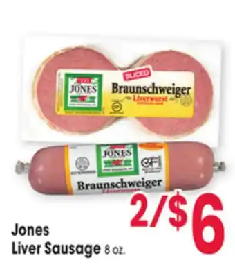 Jewel-Osco Jones Liver Sausage offer