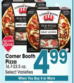 Jewel-Osco Corner Booth Pizza offer