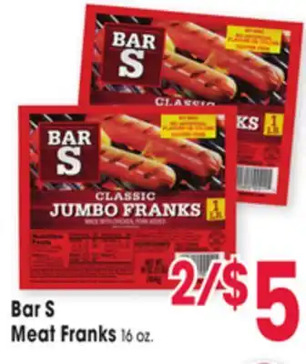 Jewel-Osco Bar S Meat Franks offer