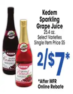 Jewel-Osco Kedem Sparkling Grape Juice offer