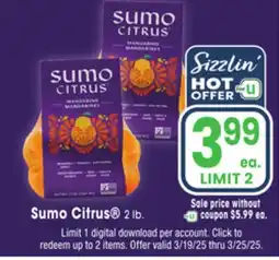 Jewel-Osco Sumo Citrus offer