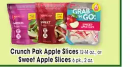 Jewel-Osco Crunch Pak Apple Slices 12-14 oz., or Sweet Apple Slices 6 pk., 2 oz offer